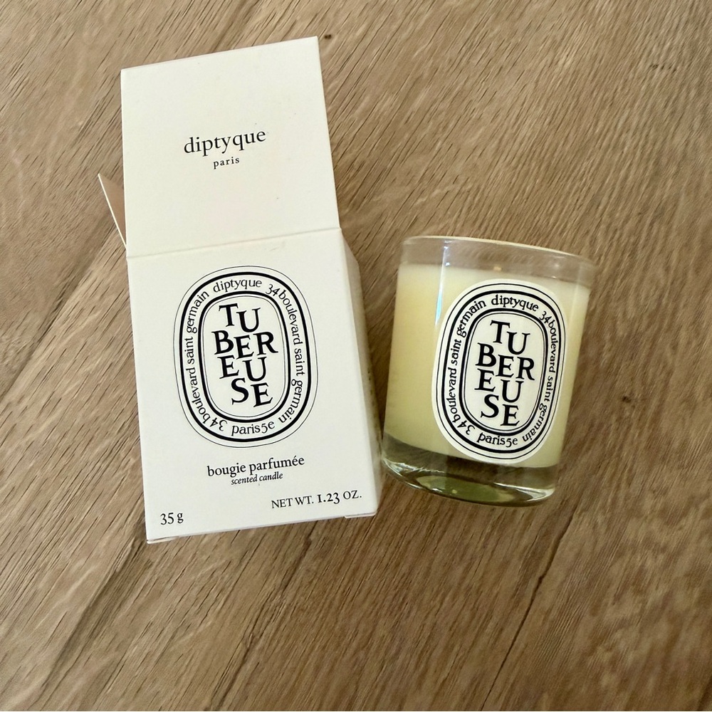 Diptyque France Tb1 Scented Candle Tubereuse Tuberose 35g / 1.23oz‎ NEW IN BOX